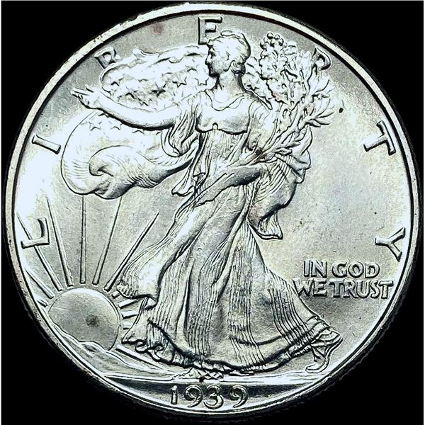 1939-D Silver Walking Liberty Half Dollar CHOICE BU