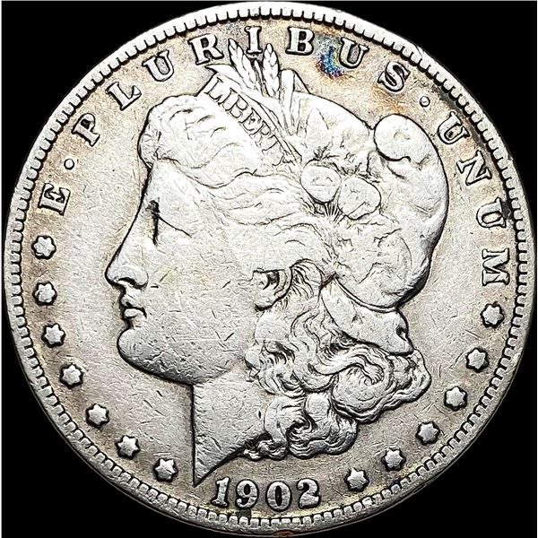 1902-S Silver Morgan Dollar LIGHTLY CIRCULATED