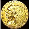 1912 Indian Head Gold $2.50 Quarter Eagle LIGHTLY CIRCULATED