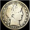 1897-O Silver Barber Half Dollar NICELY CIRCULATED