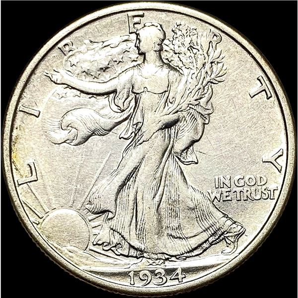 1934-D Silver Walking Liberty Half Dollar UNCIRCULATED