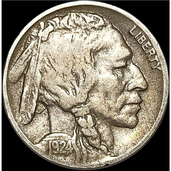 1924-D Buffalo Nickel CHOICE AU