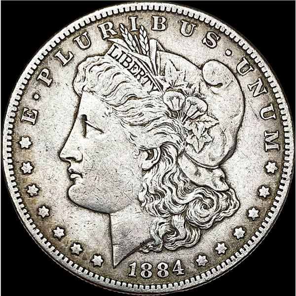 1884-S Silver Morgan Dollar LIGHTLY CIRCULATED