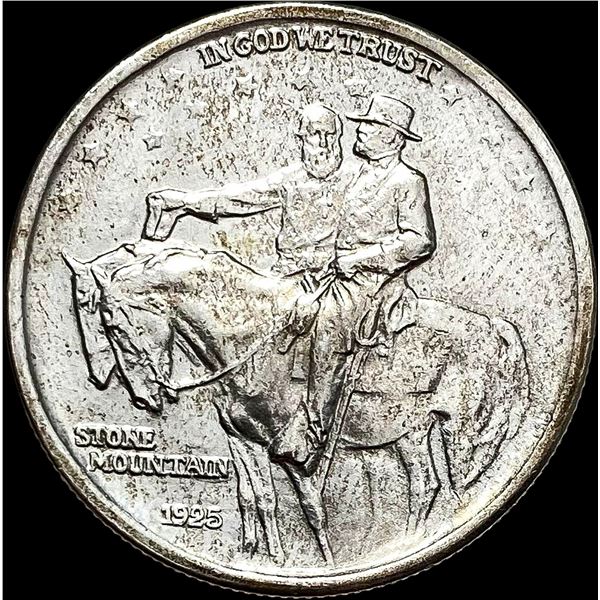 1925 Silver Stone Mountain Half Dollar UNCIRCULATED