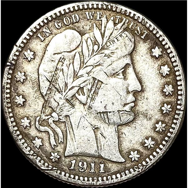 1911-D Silver Barber Quarter HIGH GRADE
