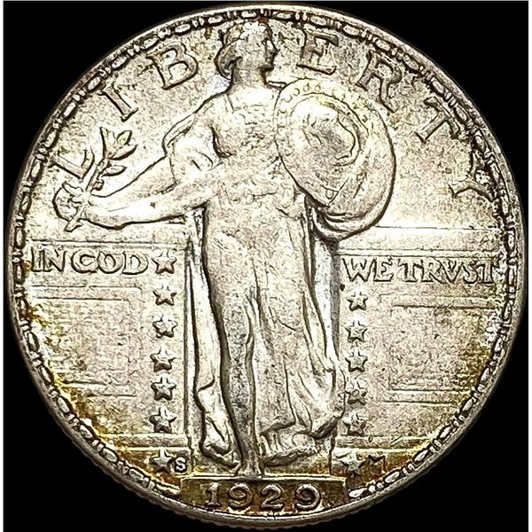 1929-S Silver Standing Liberty Quarter CLOSELY UNCIRCULATED