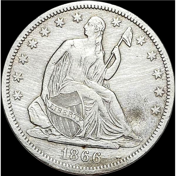1866-S Seated Liberty Half Dollar HIGH GRADE