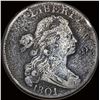 Image 1 : 1801 Draped Bust Large Cent NICELY CIRCULATED