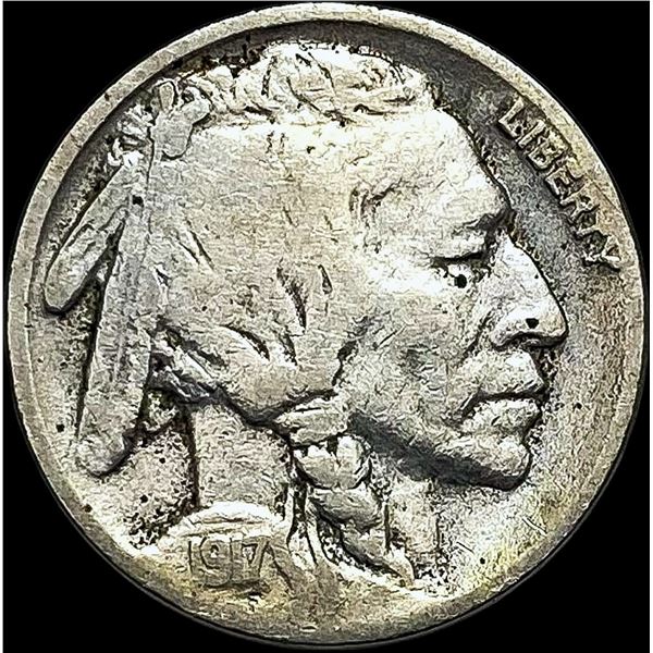 1917-S Buffalo Nickel LIGHTLY CIRCULATED