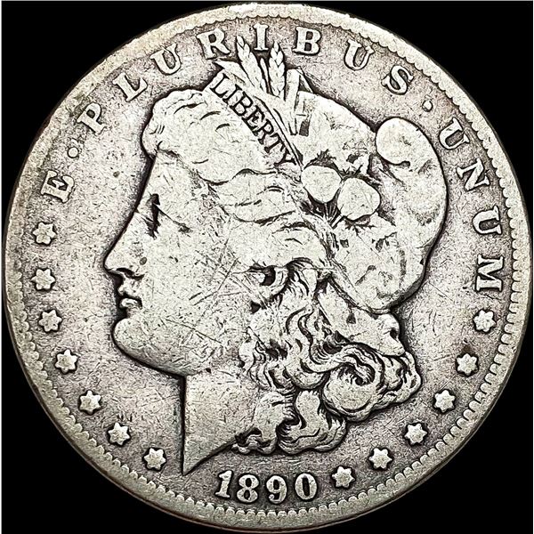1890-CC Silver Morgan Dollar LIGHTLY CIRCULATED