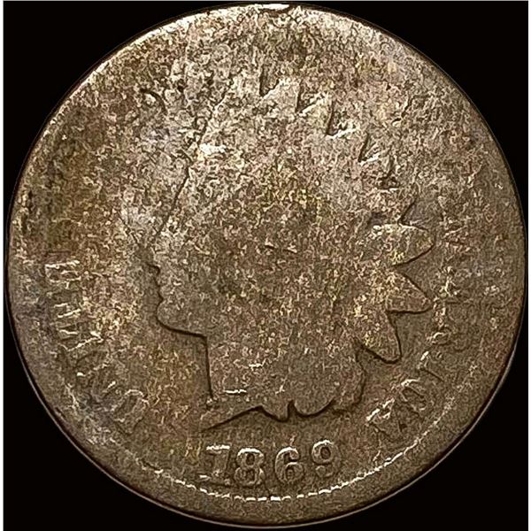 1869 Indian Head Cent LIGHTLY CIRCULATED