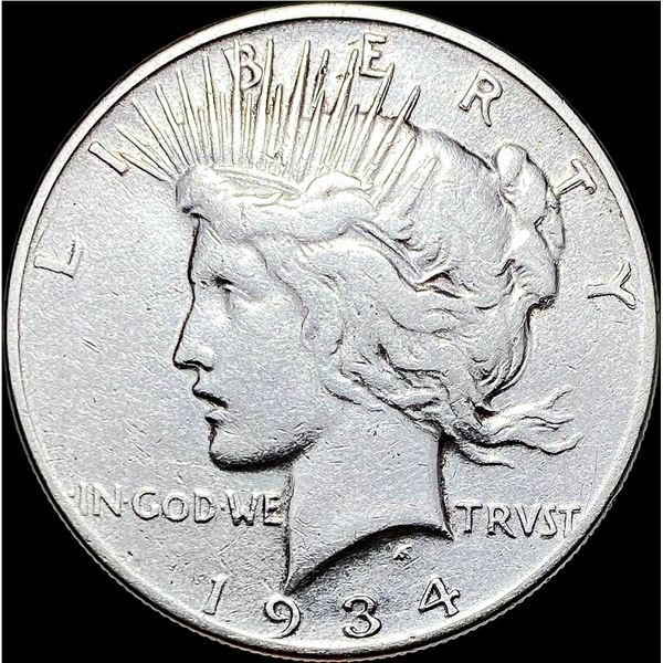 1934 Peace Silver Dollar CLOSELY UNCIRCULATED