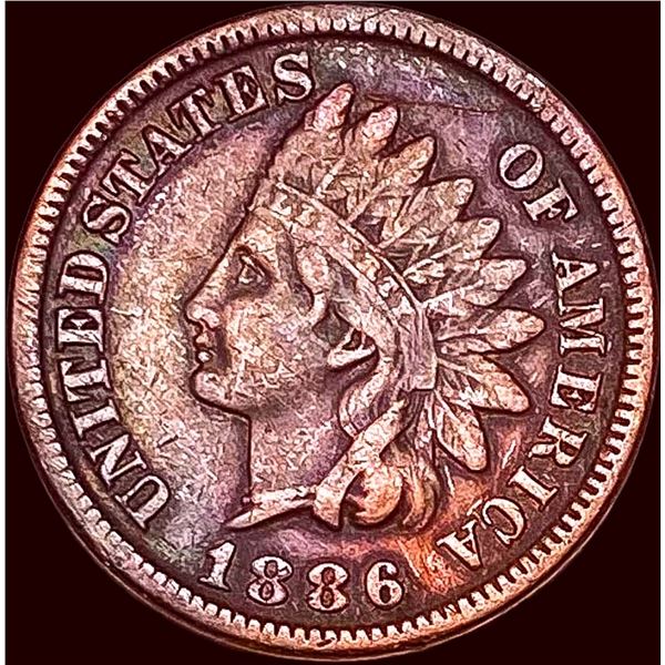 1886 Indian Head Cent CHOICE AU