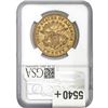 Image 2 : 1852 $20 Gold Double Eagle NGC AU50