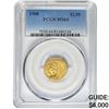 Image 1 : 1908 $2.50 Gold Quarter Eagle PCGS MS64