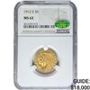 Image 1 : 1912-S CAC $5 Gold Half Eagle NGC MS62