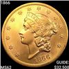 Image 1 : 1866 $20 Gold Double Eagle UNCIRCULATED
