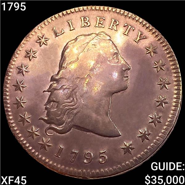 1795 Flowing Hair Dollar NEARLY UNCIRCULATED