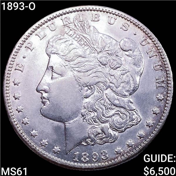 1893-O Morgan Silver Dollar UNCIRCULATED