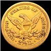 Image 2 : 1849-C $2.50 Gold Quarter Eagle CHOICE AU