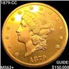 Image 1 : 1879-CC $20 Gold Double Eagle CHOICE BU+