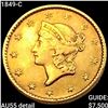Image 1 : 1849-C Rare Gold Dollar HIGH GRADE