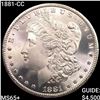 Image 1 : 1881-CC Morgan Silver Dollar GEM BU +
