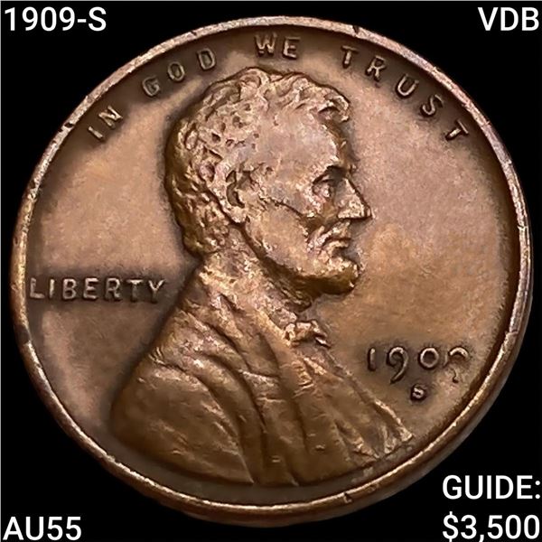 1909-S VDB Wheat Cent HIGH GRADE