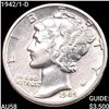 Image 1 : 1942/1-D Mercury Dime CHOICE AU