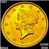 Image 1 : 1851 Rare Gold Dollar CHOICE BU