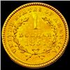 Image 2 : 1851 Rare Gold Dollar CHOICE BU