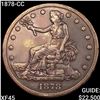 Image 1 : 1878-CC Silver Trade Dollar NEARLY UNCIRCULATED