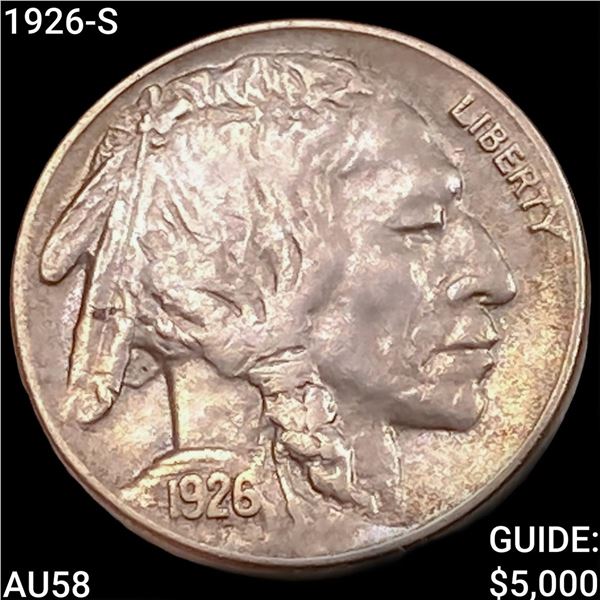 1926-S Buffalo Nickel CHOICE AU