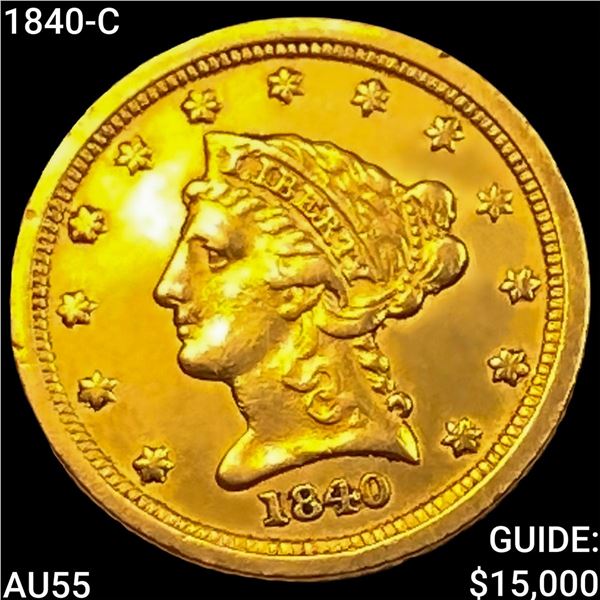 1840-C $2.50 Gold Quarter Eagle HIGH GRADE