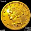 Image 1 : 1840-C $2.50 Gold Quarter Eagle HIGH GRADE
