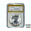 Image 1 : 2012-S $1 Silver Eagle PGA MS70 REV PROOF
