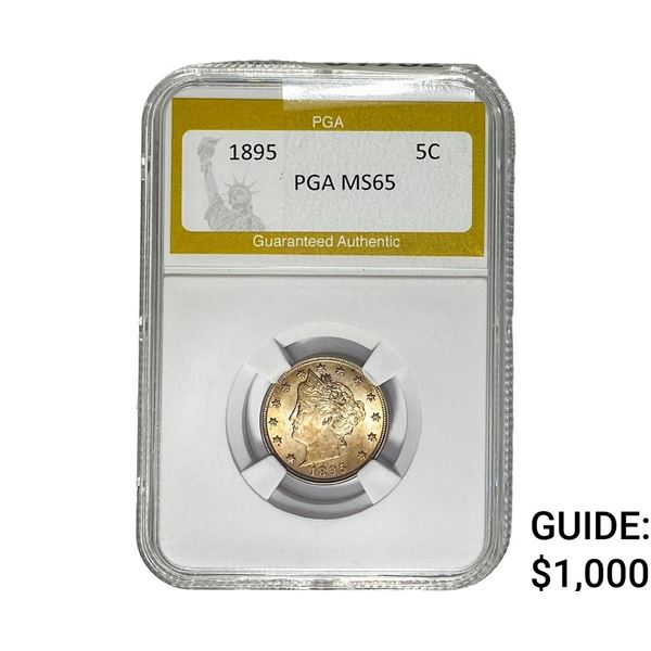 1895 Liberty Victory Nickel PGA MS65