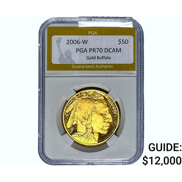 2006-W $50 Gold Buffalo PGA PR70 DCAM