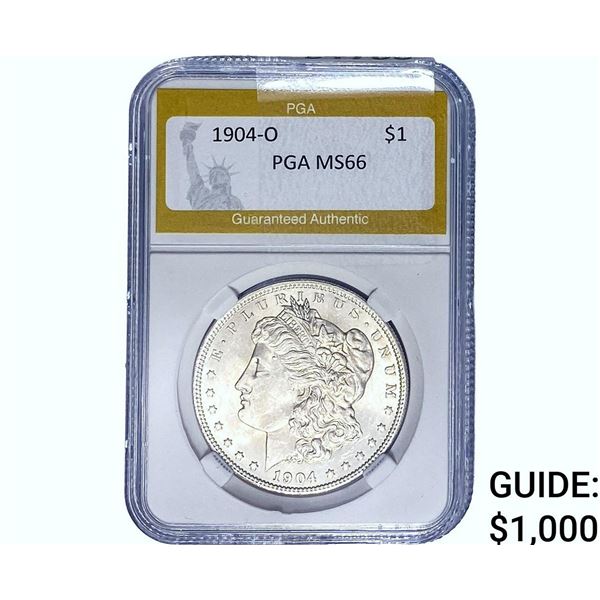 1904-O Morgan Silver Dollar PGA MS66