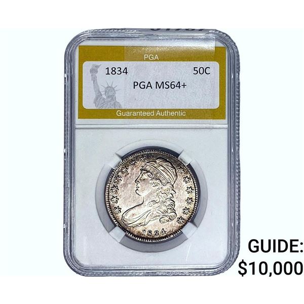 1934 Capped Bust Half Dollar PGA MS64+