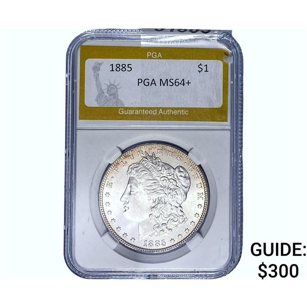1885 Morgan Silver Dollar PGA MS64+