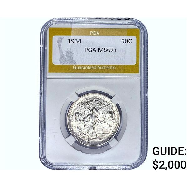 1934 Texas Half Dollar PGA MS67+