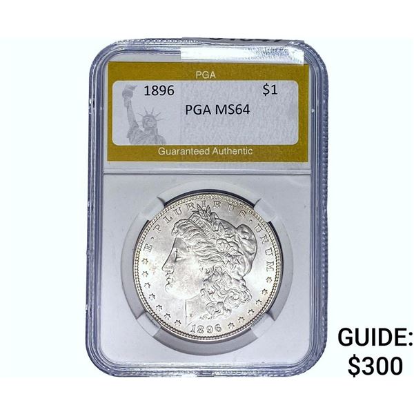 1896 Morgan Silver Dollar PGA MS64