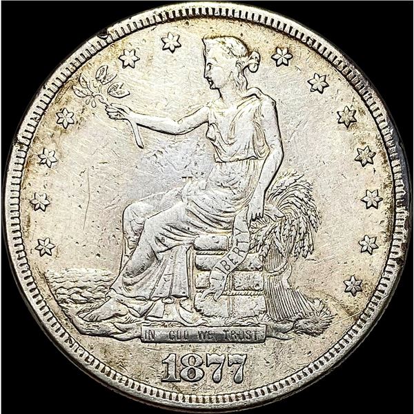 1877-S Silver Trade Dollar CLOSELY UNCIRCULATED