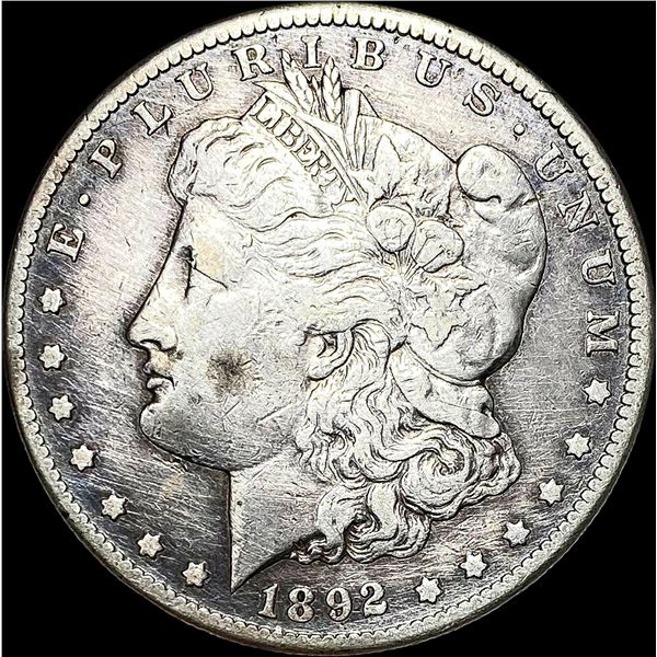 1892-CC Silver Morgan Dollar LIGHTLY CIRCULATED