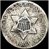 Image 1 : 1853 Silver Three-Cent Piece NICELY CIRCULATED