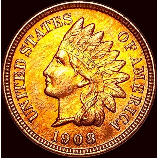 1908 Red Indian Head Cent UNCIRCULATED