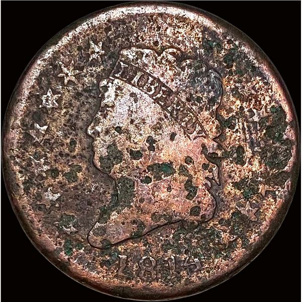1814 Classic Head Large Cent NICELY CIRCULATED