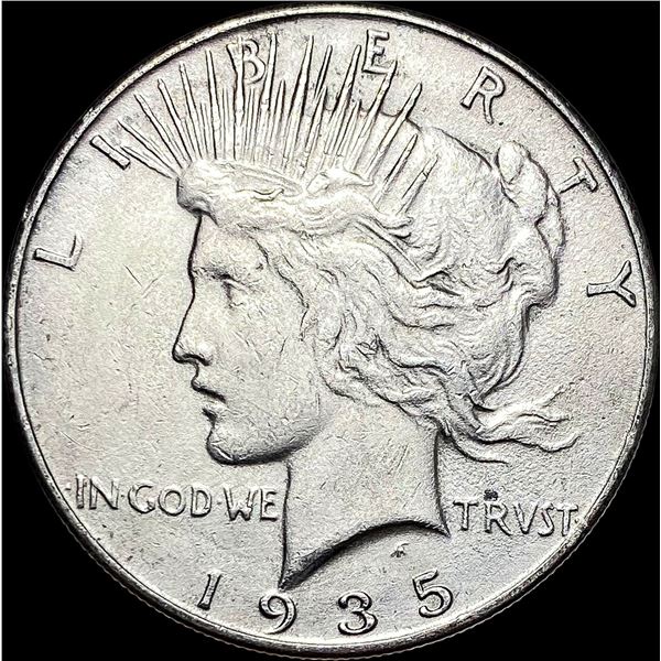 1935 Silver Peace Dollar CLOSELY UNCIRCULATED