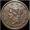 1842 Braided Hair Large Cent LIGHTLY CIRCULATED